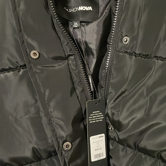 Fashion Nova - Speak My Mind Puffer Jacket - Black - XSmall - Picture 4 of 4